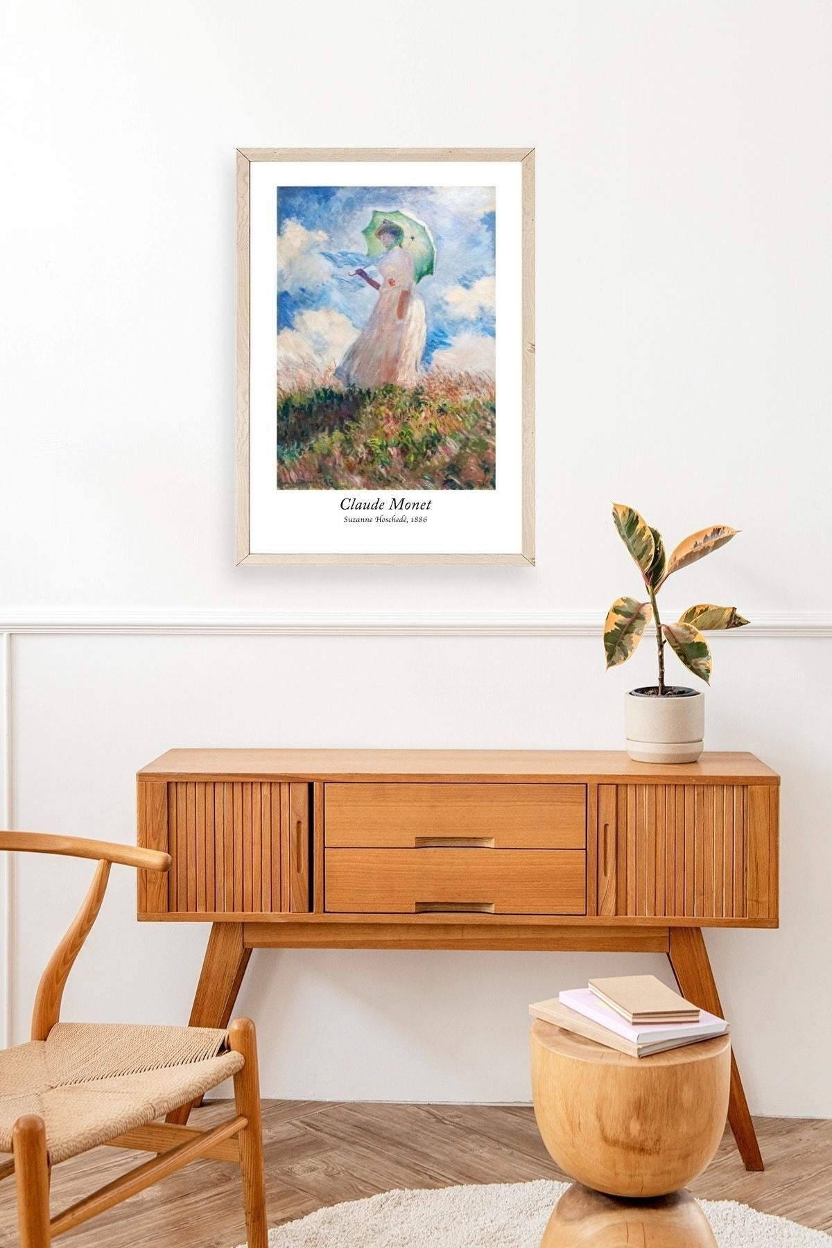 Claude Monet Ahşap Çerçeveli Tablo 50 x 70