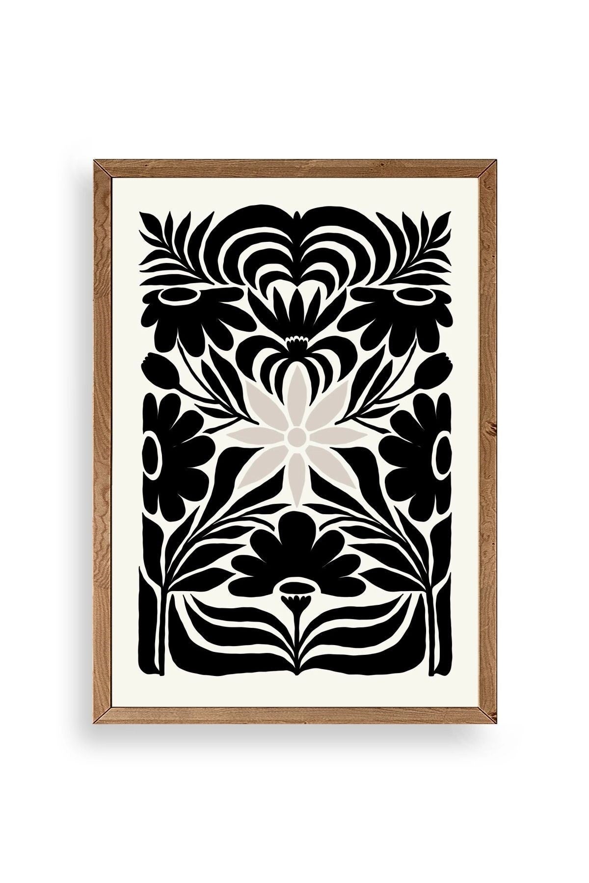 Desen Ahşap Çerçeveli Tablo 23 x 30