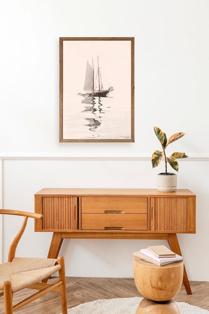 Plakaty Palma Ahşap Çerçeveli Tablo 50 x 70