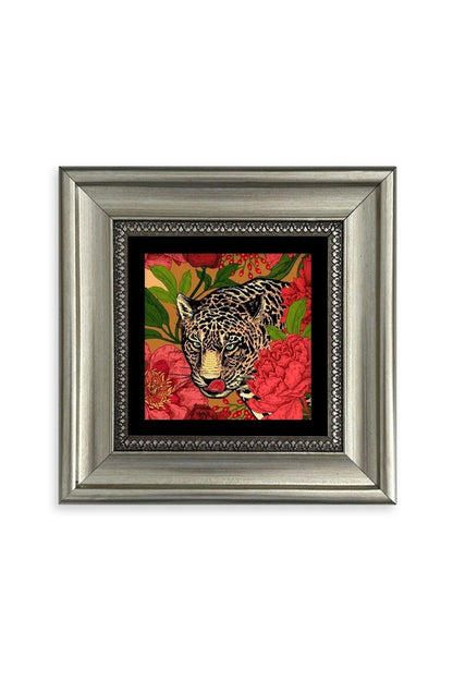 Kaplan Çerçeveli Taş Tablo 20 cm