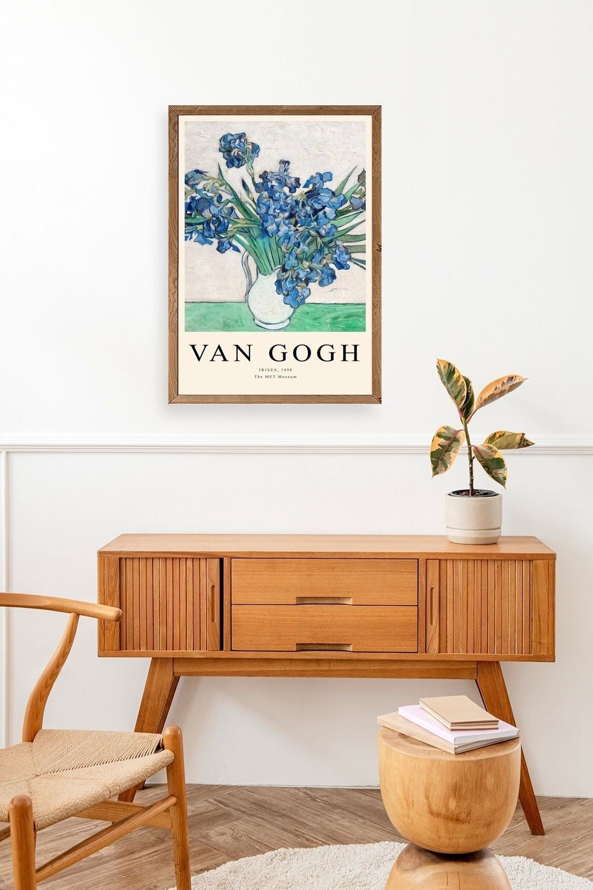 Van Gogh Ahşap Çerçeveli Tablo 17 x 23