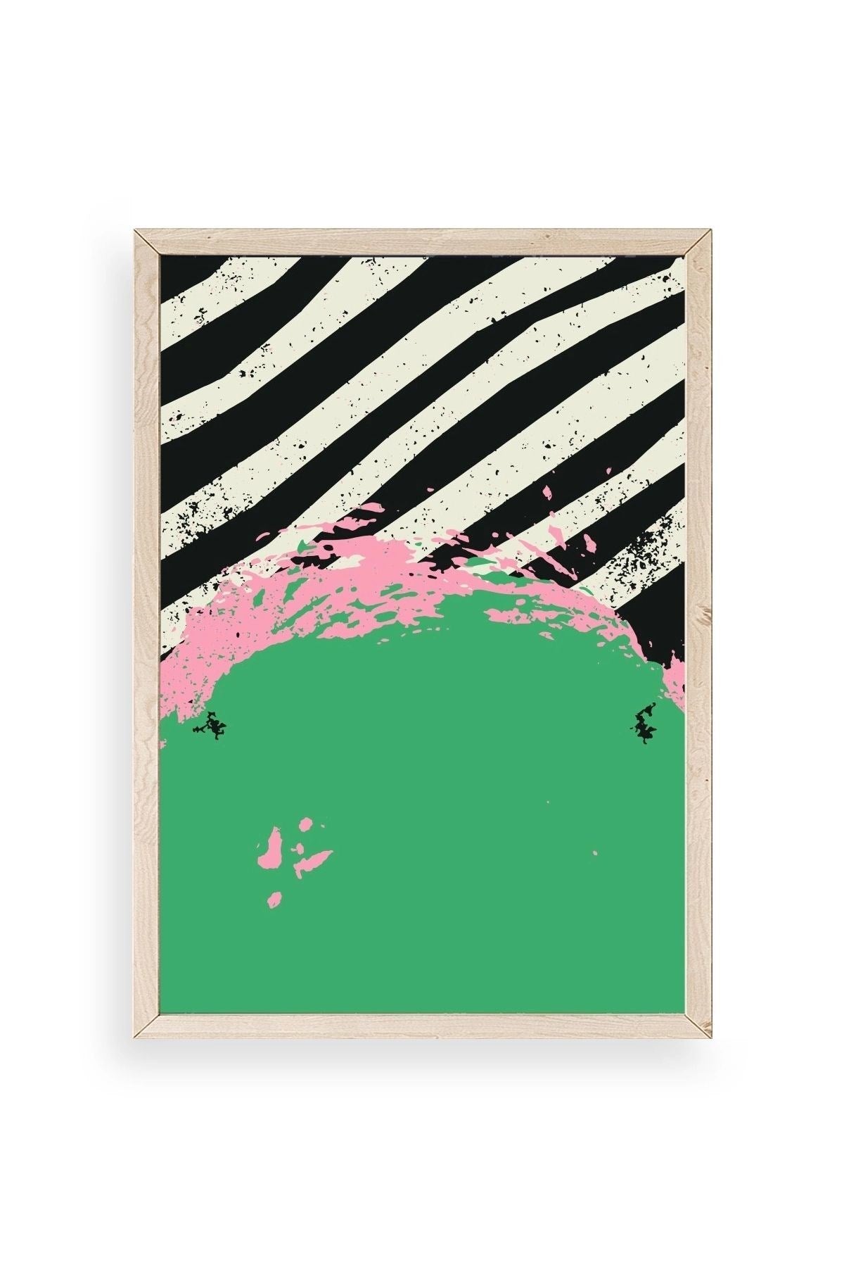 Modern Ahşap Çerçeveli Tablo 23 x 30