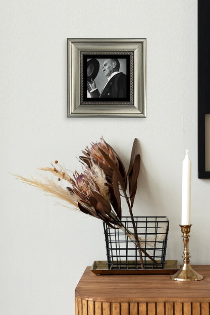 Atatürk Çerçeveli Taş Tablo 20 cm