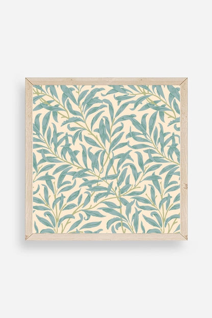 Yaprak Ahşap Çerçeveli Tablo 42 x 42