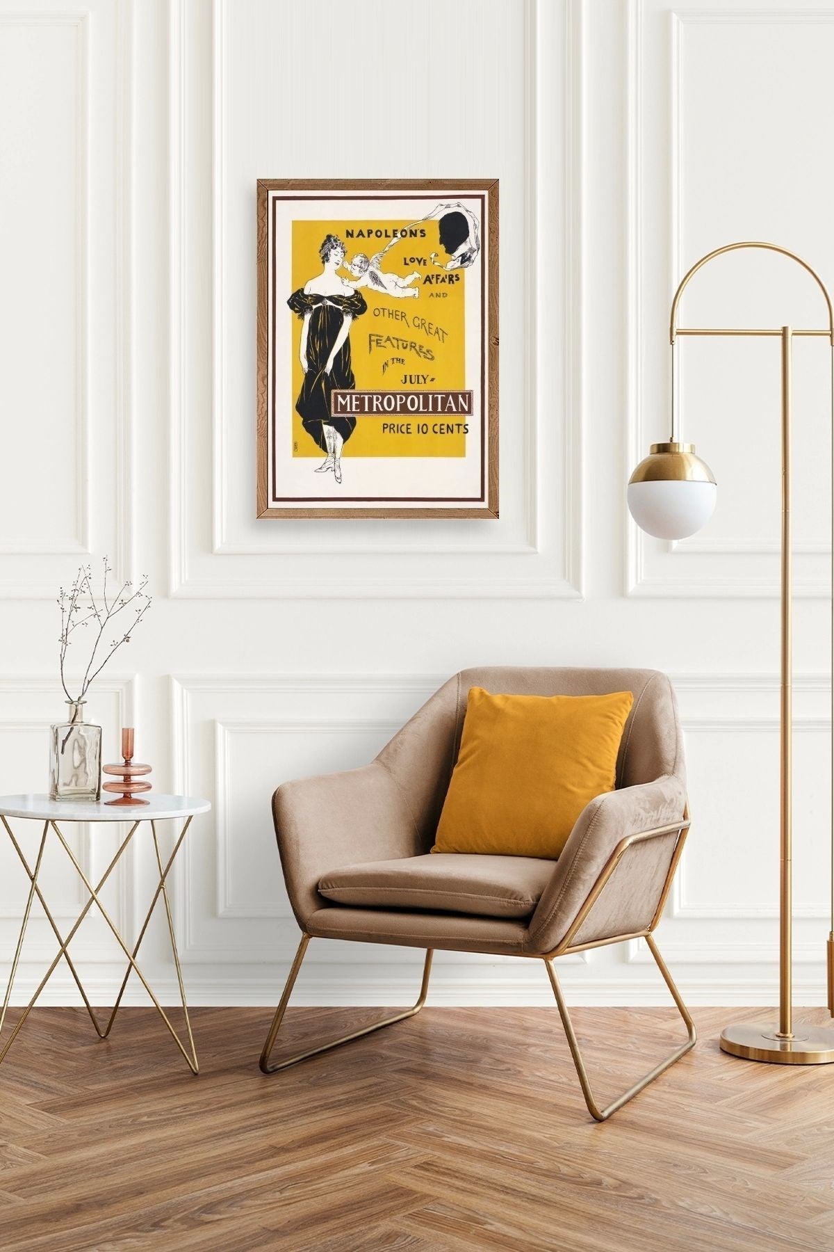 Metropolitan Ahşap Çerçeveli Tablo 50 x 70