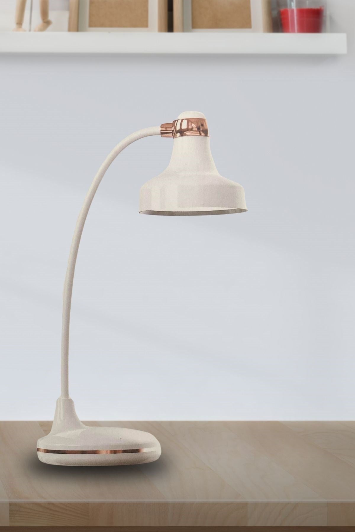 BUFFER® Dokunmatik 3 Farklı LED Işıklı Çalışma Masası Üstü Lamba