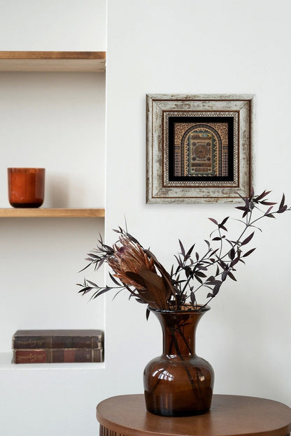 Hilye-i Şerif Çerçeveli Taş Tablo 20 cm