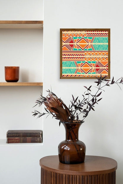 Motif Ahşap Çerçeveli Tablo 50 x 50