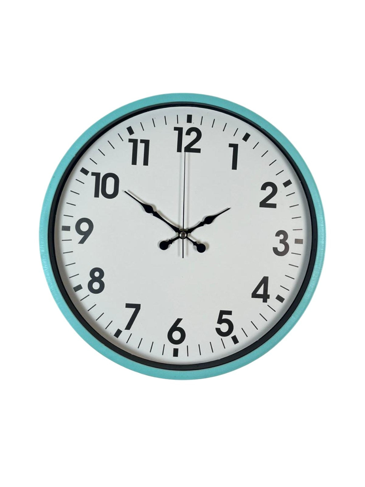 Zentime 36 Cm Turkuaz Dekoratif Duvar Saati