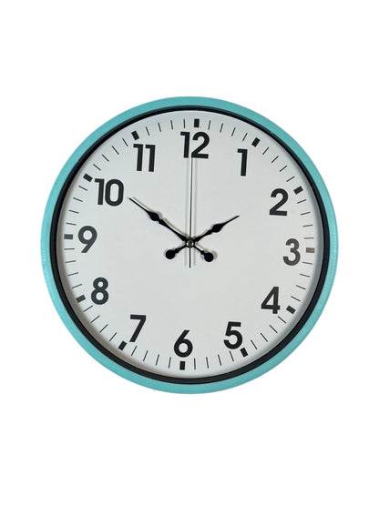 Zentime 36 Cm Turkuaz Dekoratif Duvar Saati