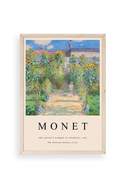 Monet Ahşap Çerçeveli Tablo 30 x 42