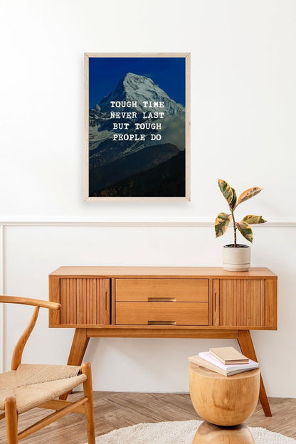 Motto Ahşap Çerçeveli Tablo 23 x 30