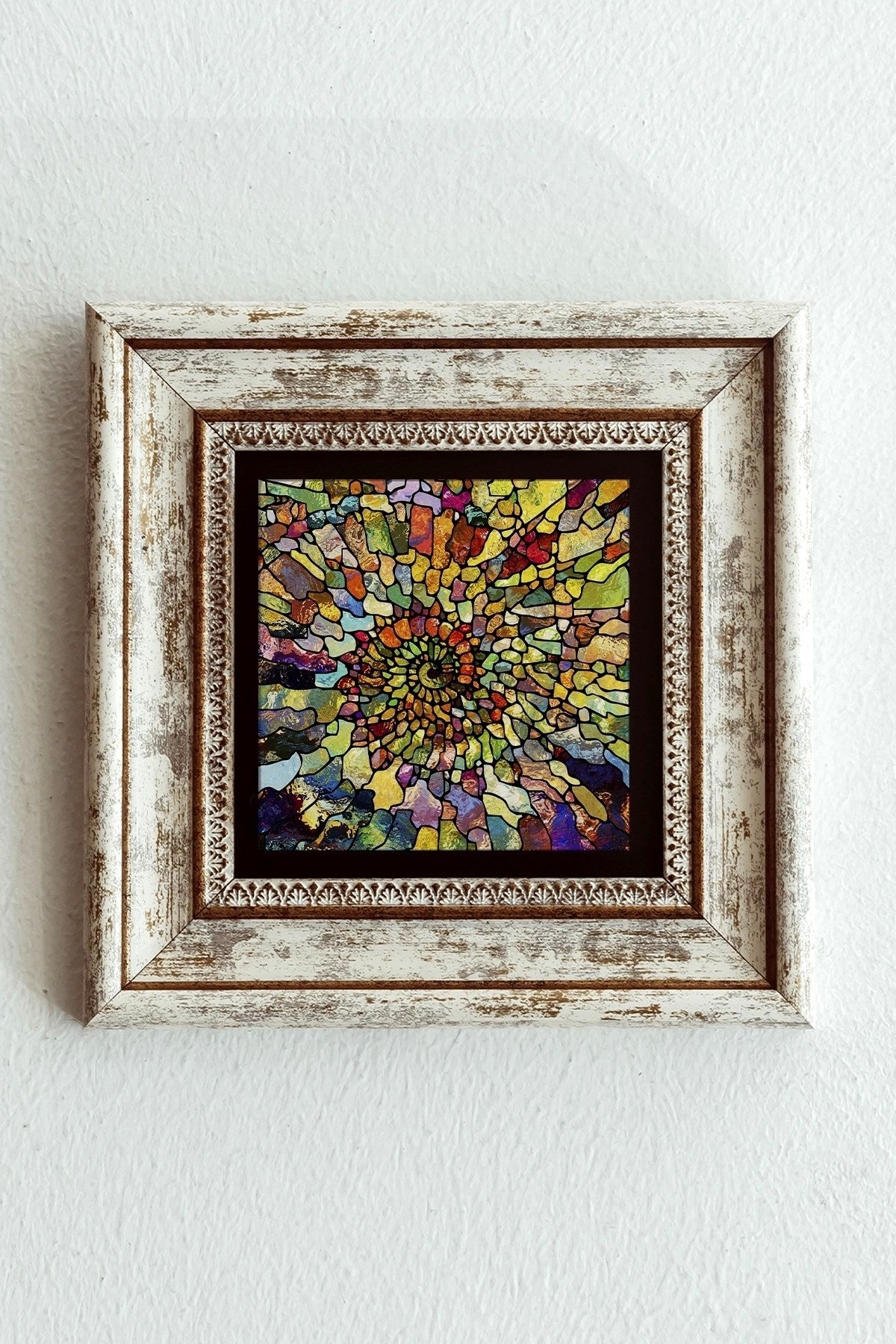 Çerçeveli Taş Tablo , Çerçeveli Taş Duvar Dekoru-enkcrcvtbl-00199 20 cm