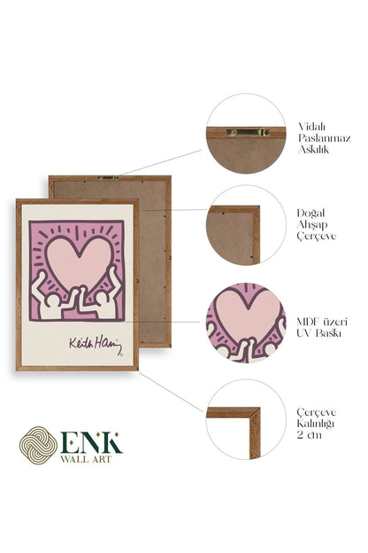 Keith H. Ahşap Çerçeveli Tablo 30 x 42