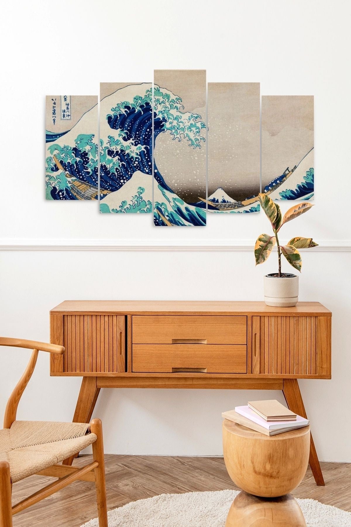 Manzara 5 Parçalı Mdf Tablo 60 x 100