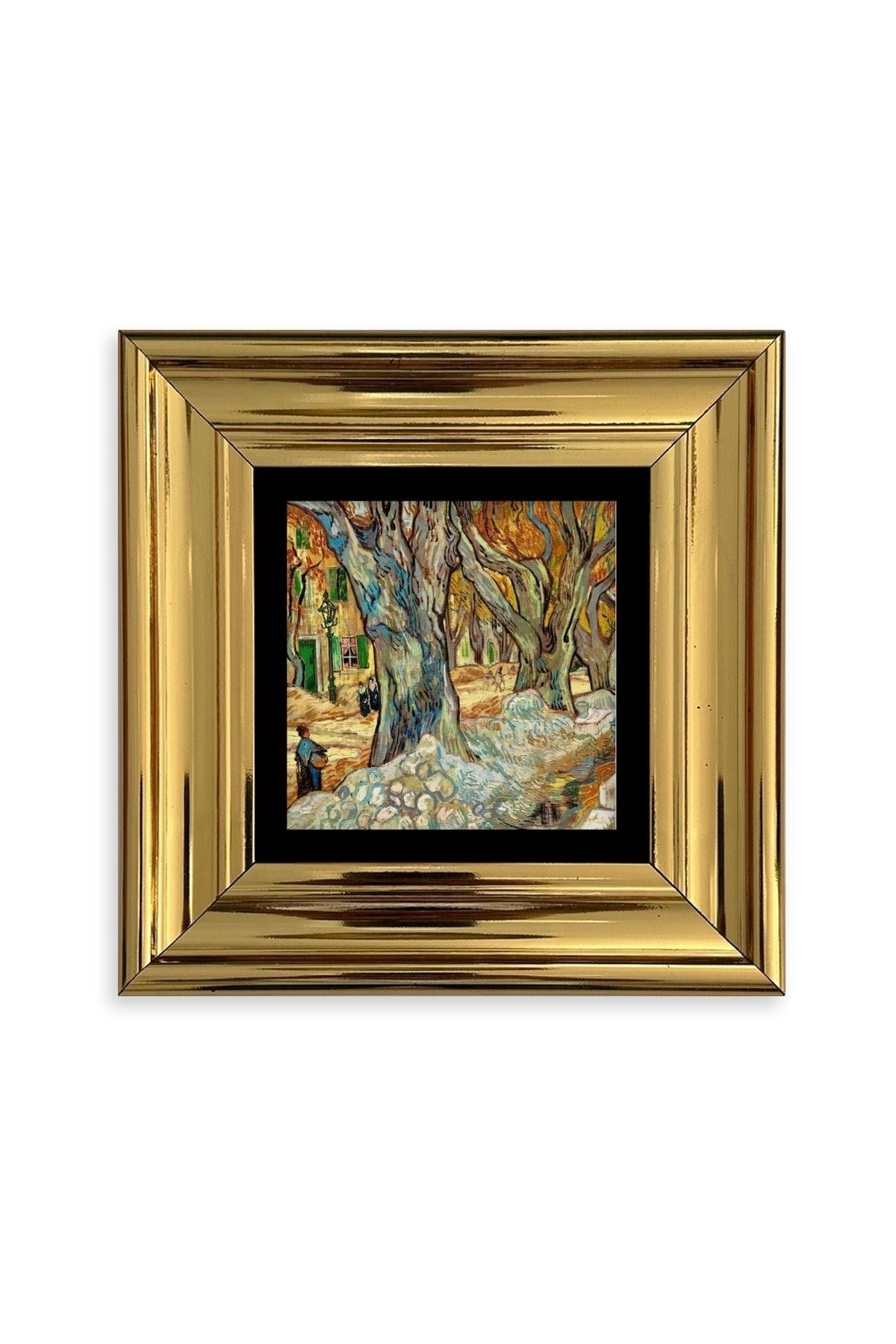 Van Gogh Çerçeveli Taş Tablo 20 cm