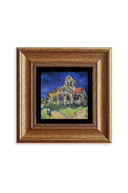 Van Gogh Çerçeveli Taş Tablo 20 cm