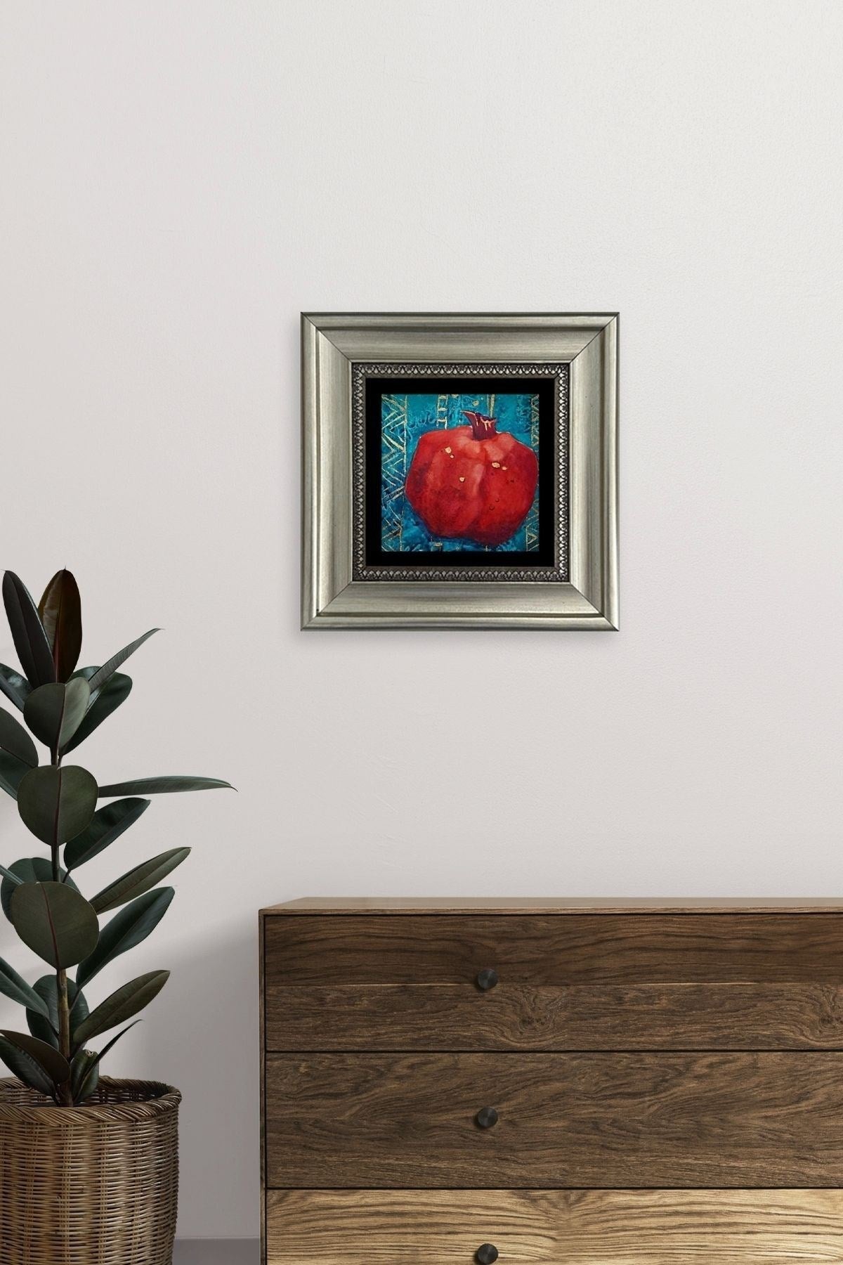 Bereket Narı Çerçeveli Taş Tablo 20 cm