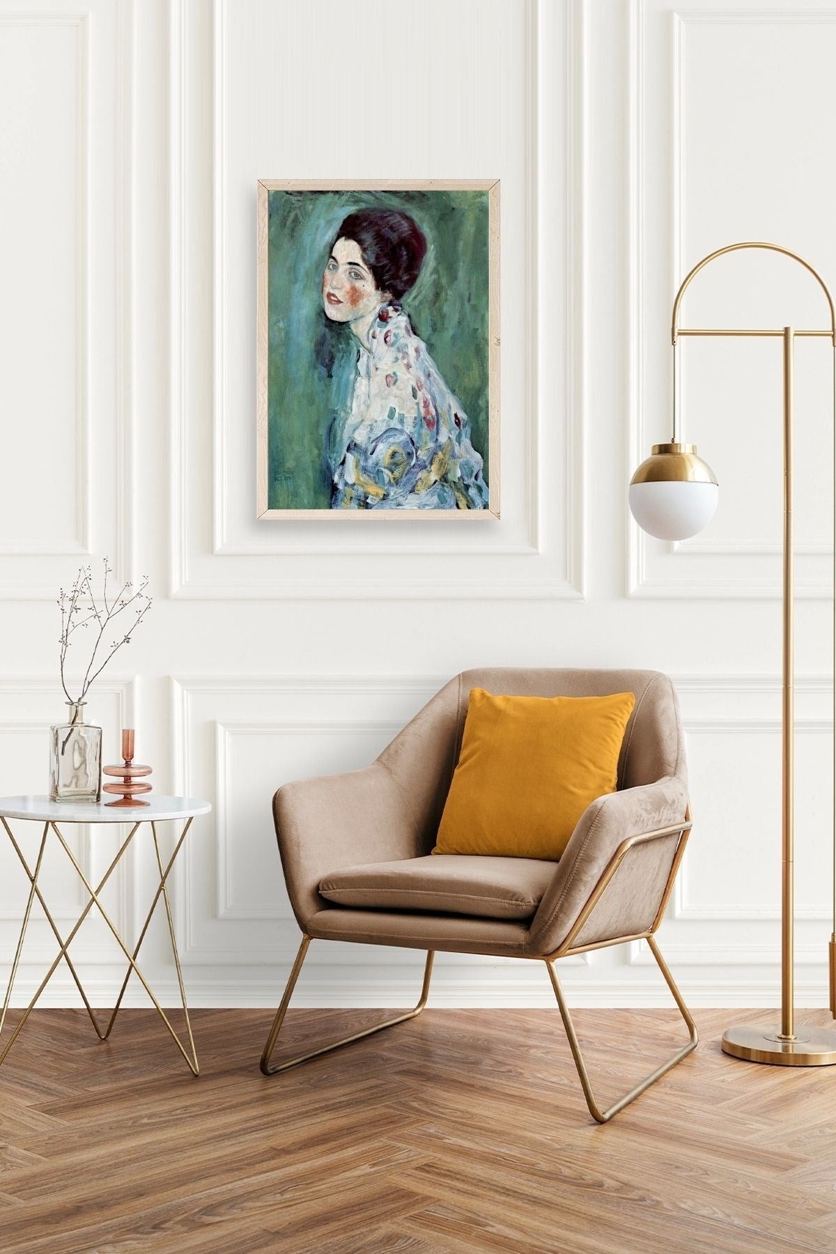 Gustav Klimt Ahşap Çerçeveli Tablo 17 x 23