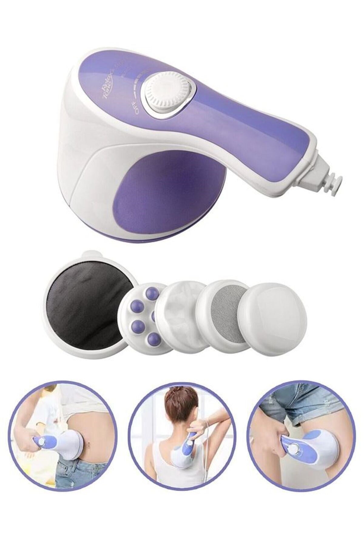 sonx Super Tone Çok Fonksiyonlu 5 Başlıklı Masaj Aleti