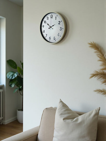 Zentime 36 Cm Krem Dekoratif Duvar Saati