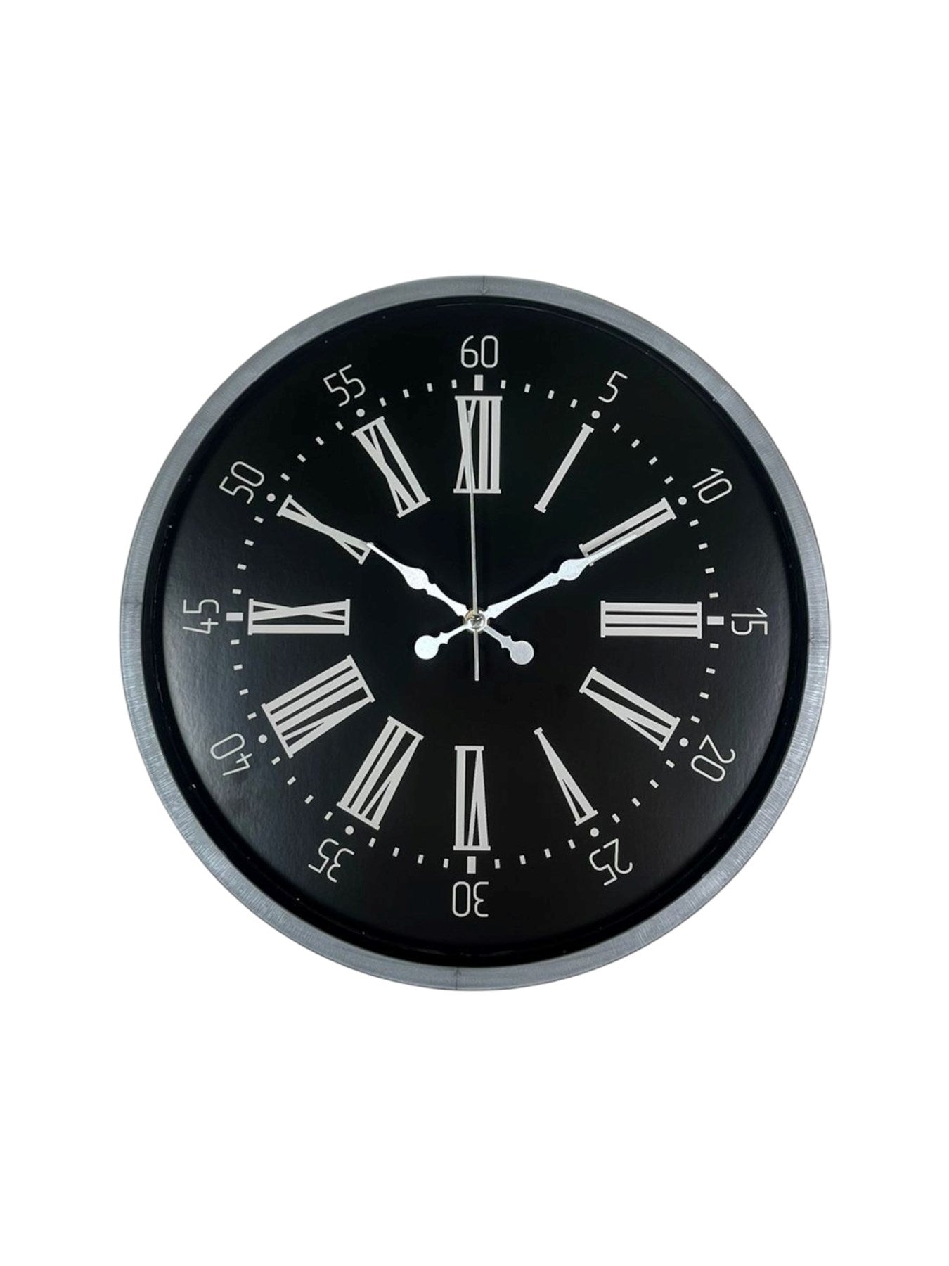 Zentime 36 Cm Gri Dekoratif Duvar Saati