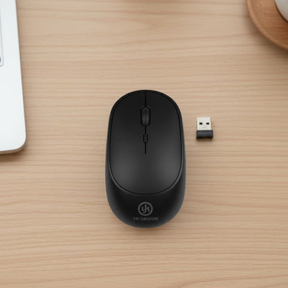 BUFFER® Siyah Renkli Ergonomik Sessiz Kablosuz Mouse – USB Alıcılı, Ofis ve Oyun İçin Konforlu Bilgisayar Faresi MS6310