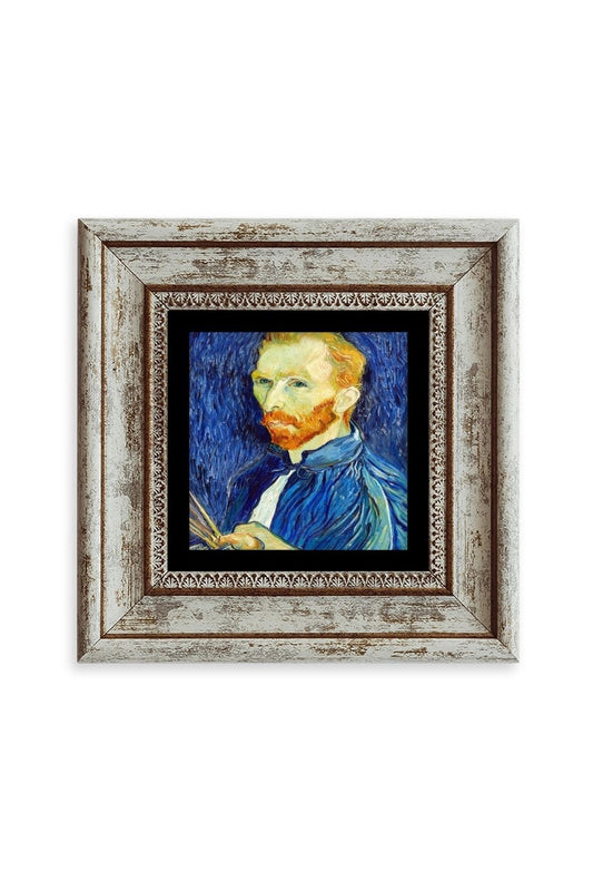 Van Gogh Çerçeveli Taş Tablo 20 cm