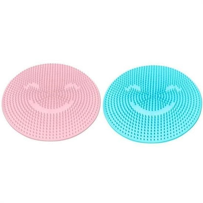 BUFFER® Silikon Fırçalı Banyo Masaj Matı ve  Ayaklar için Topuk Masaj Paspası