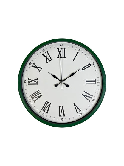 Zentime 36 Cm Yeşil Dekoratif Duvar Saati