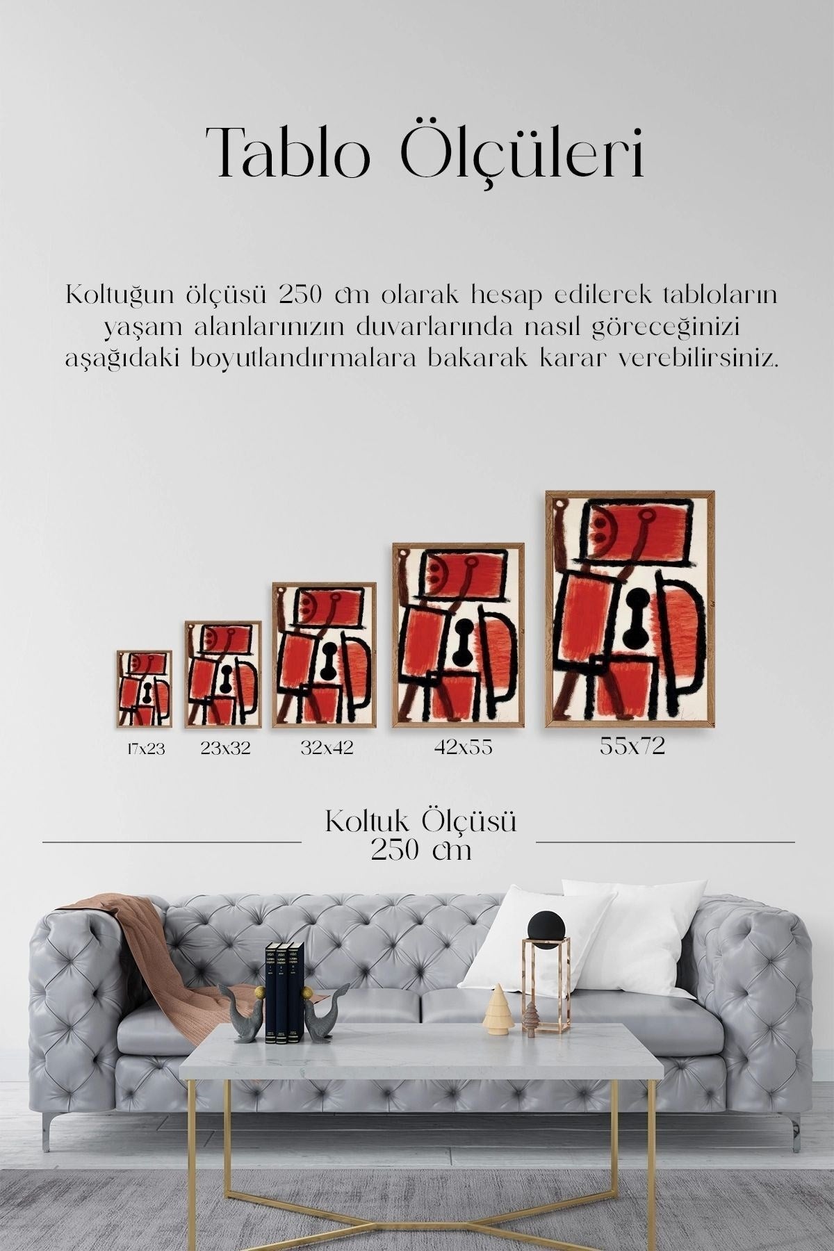 Paul Klee Ahşap Çerçeveli Tablo 30 x 42