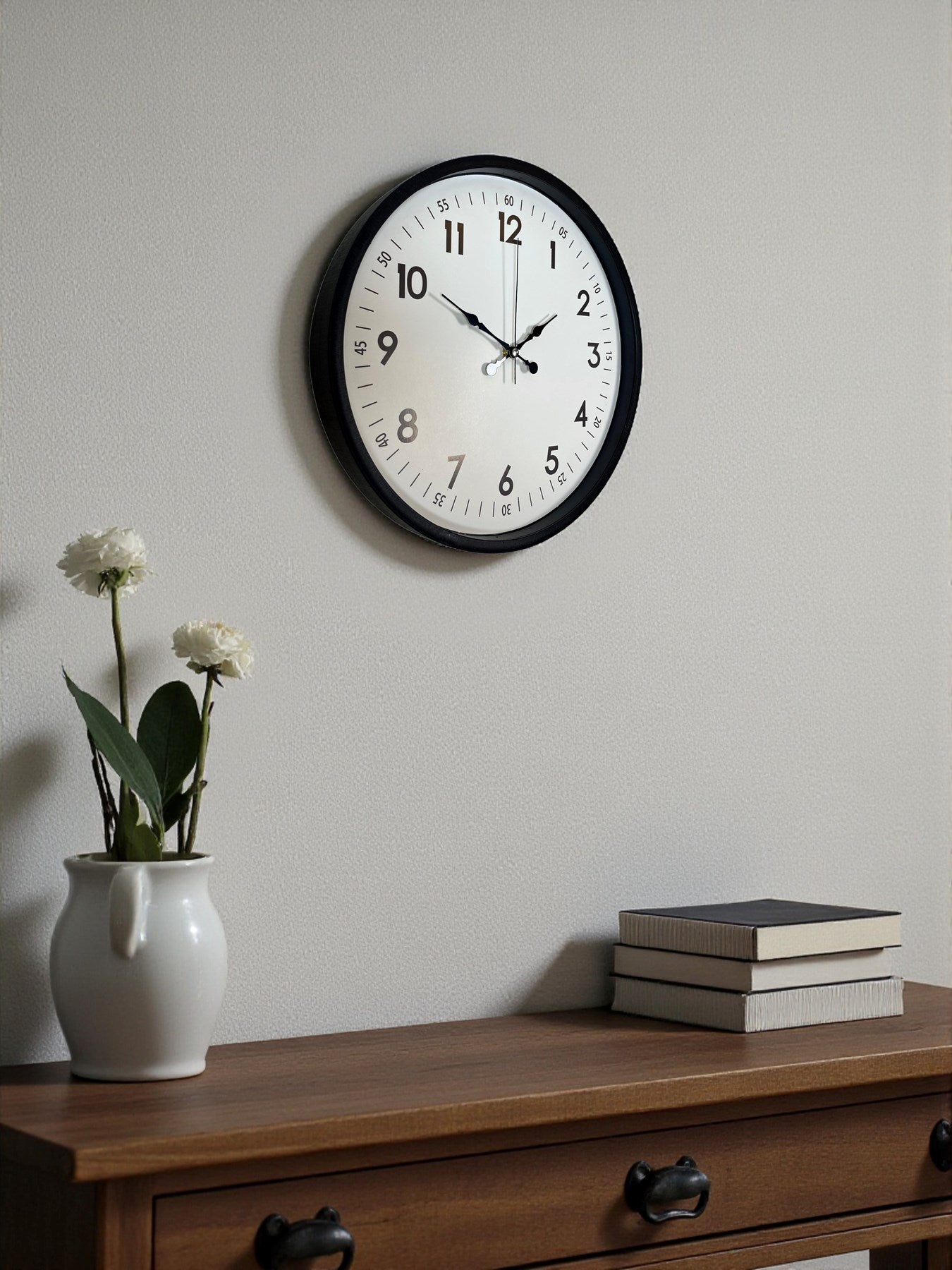 Zentime 36 Cm Siyah Dekoratif Duvar Saati