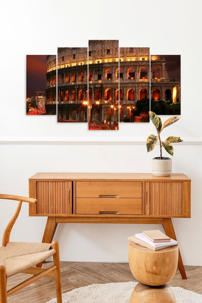 Roma Manzara 5 Parçalı Mdf Tablo 60 x 100