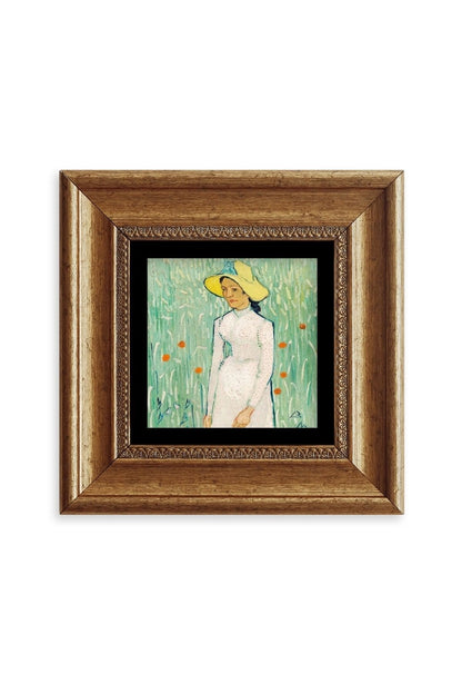 Van Gogh Çerçeveli Taş Tablo 20 cm