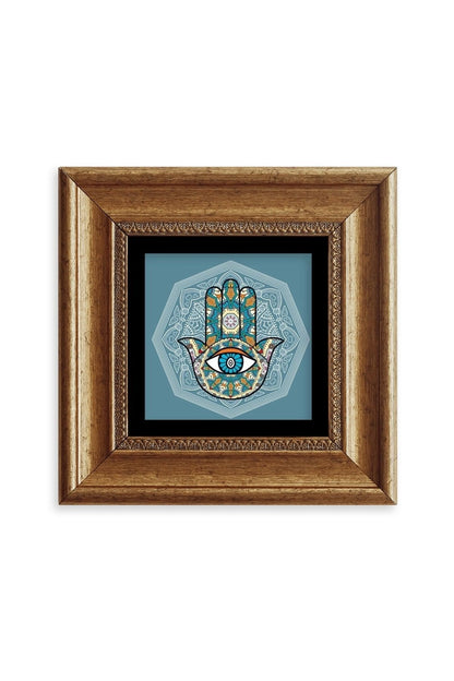 Fatma Ana Eli Çerçeveli Taş Tablo 20 cm