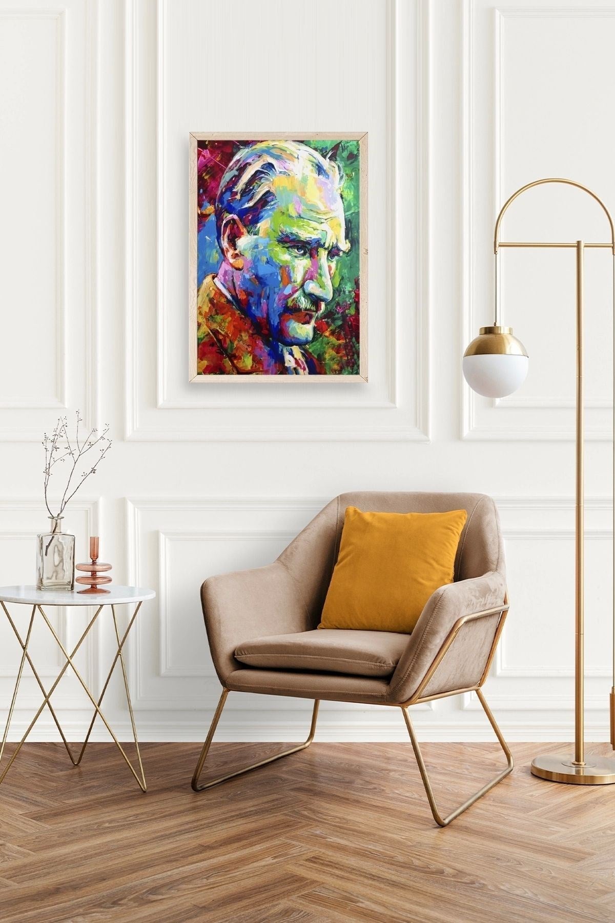 Atatürk Ahşap Çerçeveli Tablo 50 x 70