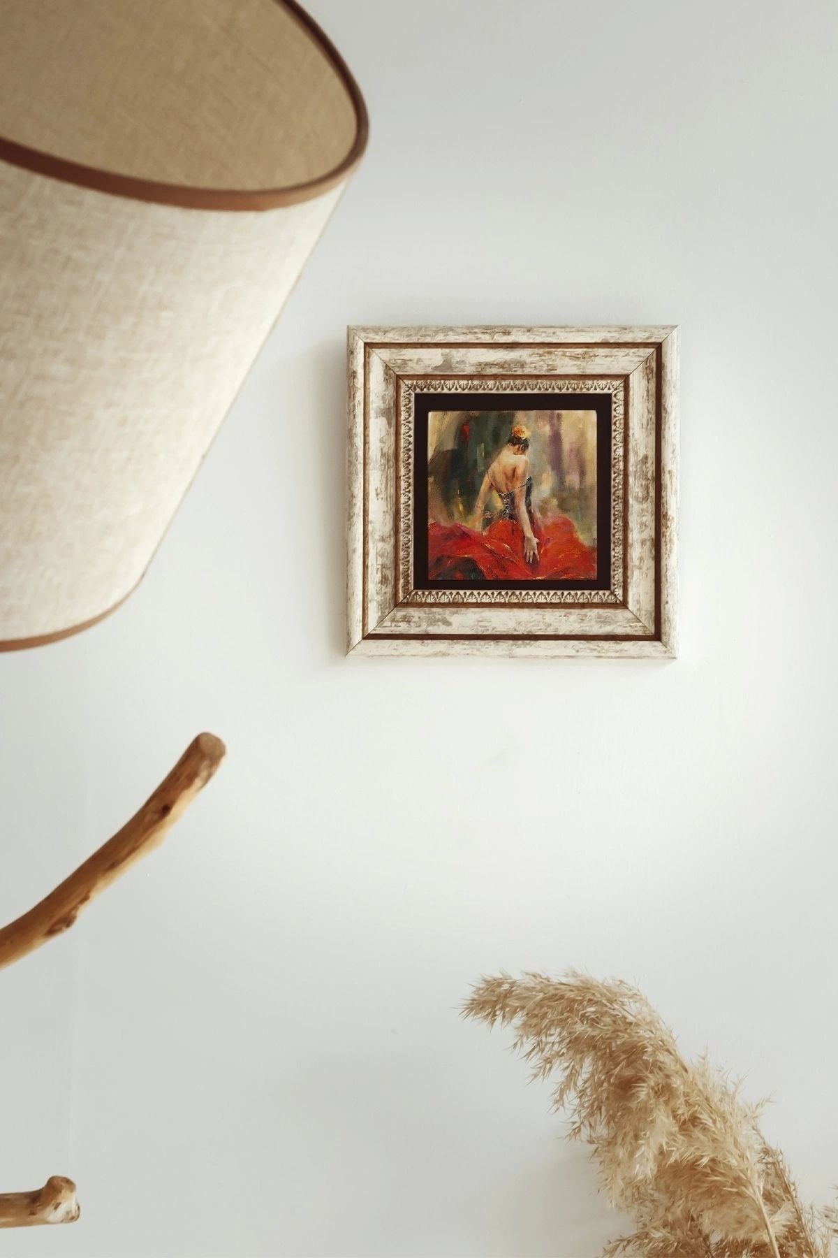 Çerçeveli Taş Tablo , Çerçeveli Taş Duvar Dekoru-enkcrcvtbl-00153 20 cm