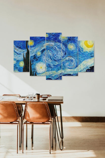 Manzara 5 Parçalı Mdf Tablo 60 x 100