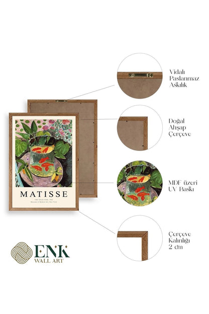 Matisse Ahşap Çerçeveli Tablo 23 x 30