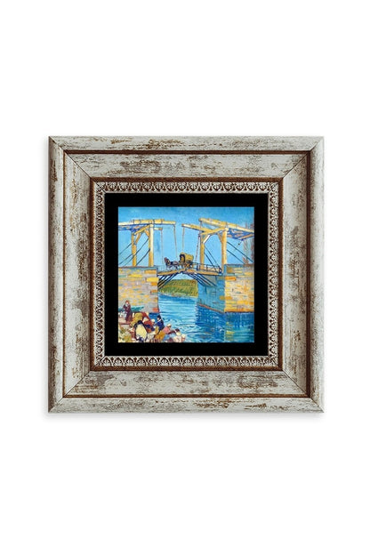Köprü Çerçeveli Taş Tablo 20 cm