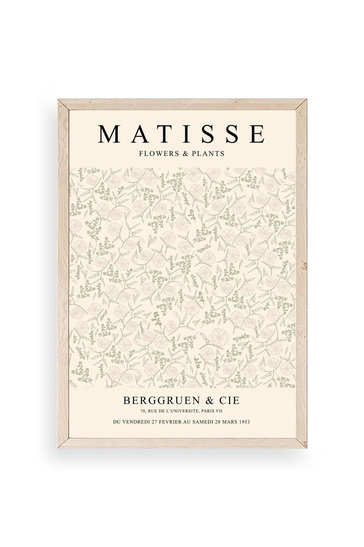 Matisse Ahşap Çerçeveli Tablo 23 x 30