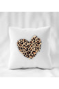 Leopar Desen Baskılı Yastık 40 x 40