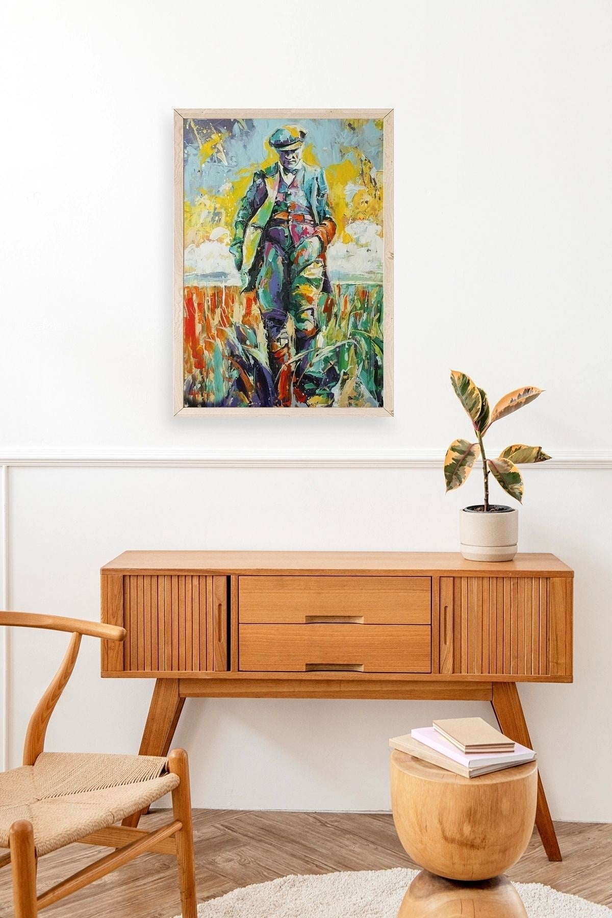 Atatürk Ahşap Çerçeveli Tablo 23 x 30