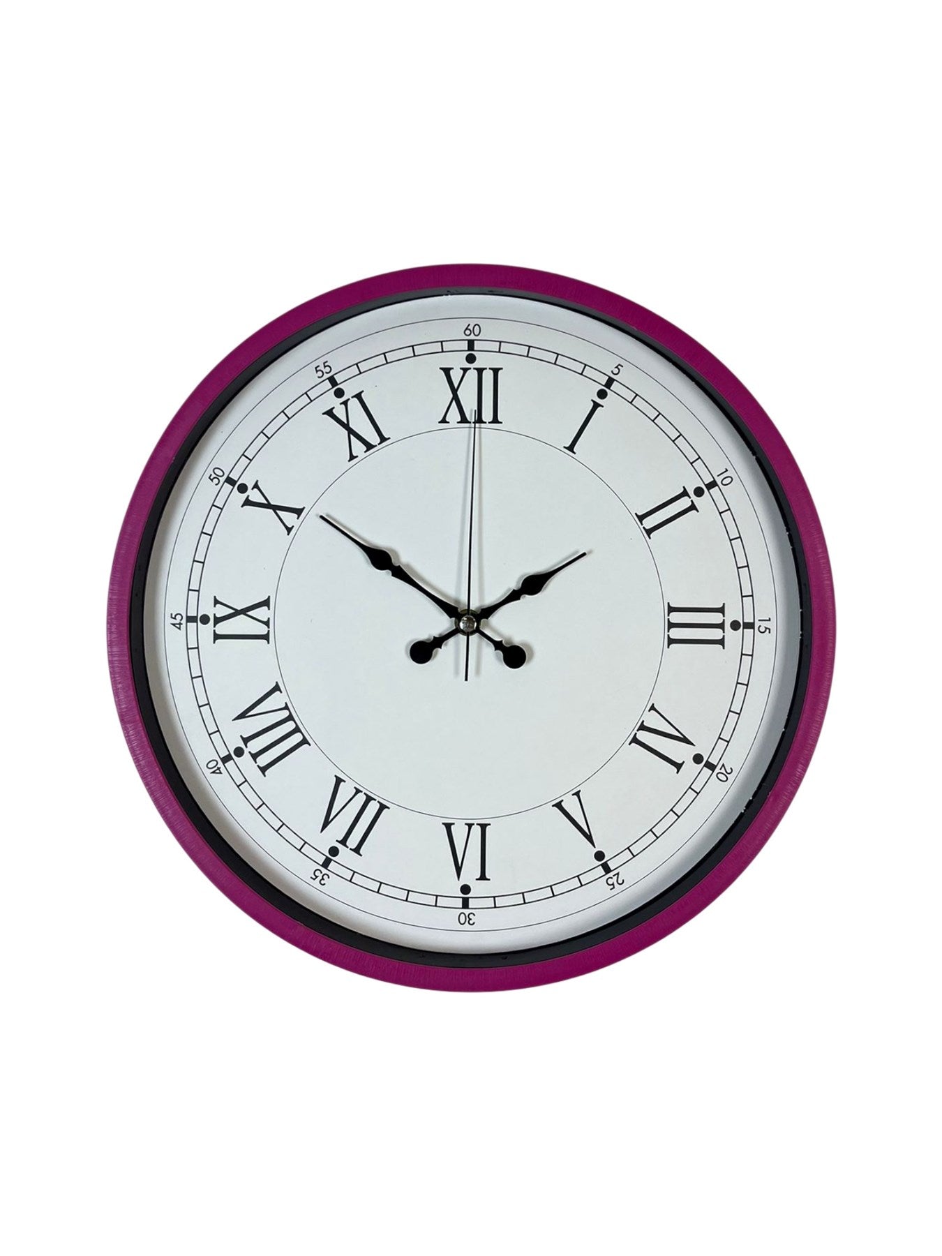 Zentime 36 Cm Pembe Dekoratif Duvar Saati