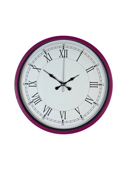 Zentime 36 Cm Pembe Dekoratif Duvar Saati