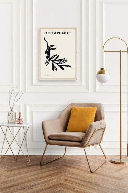 Yaprak Ahşap Çerçeveli Tablo 17 x 23