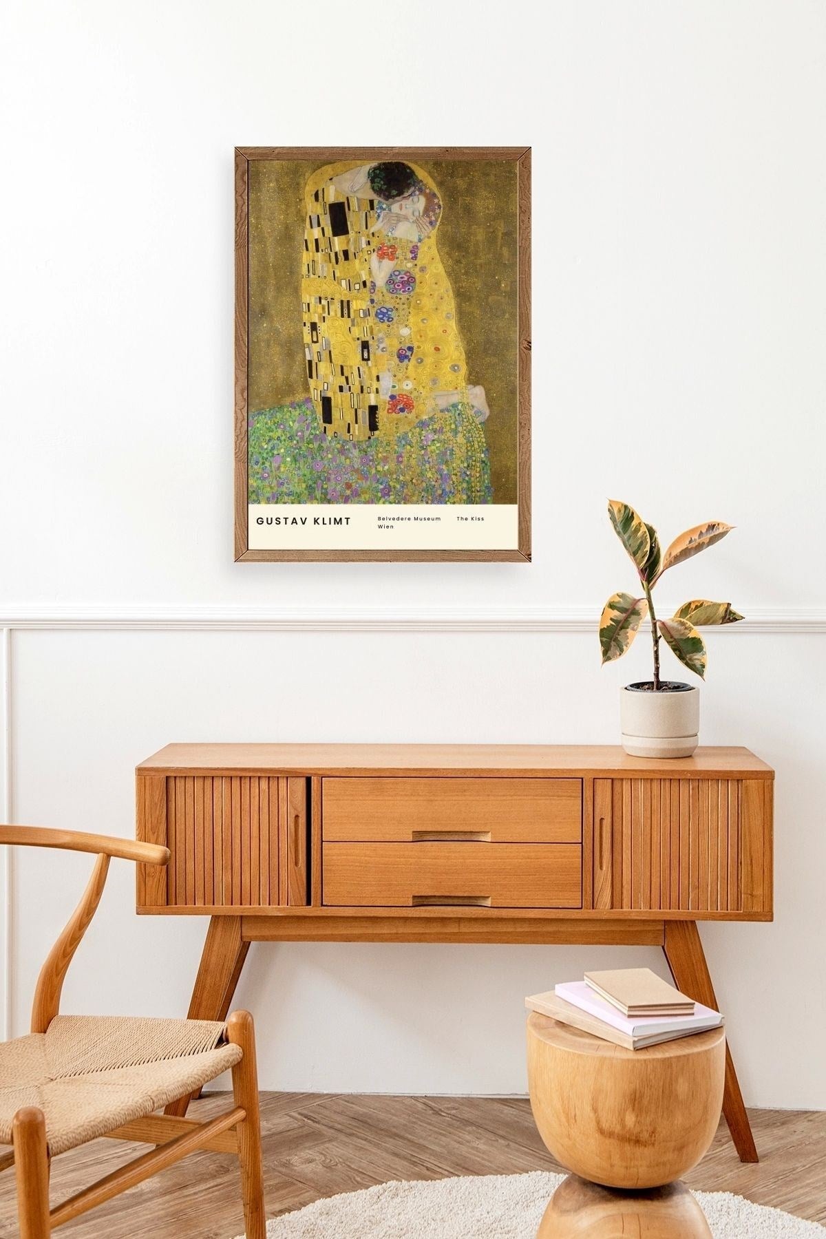 Gustav Klimt Ahşap Çerçeveli Tablo 50 x 70