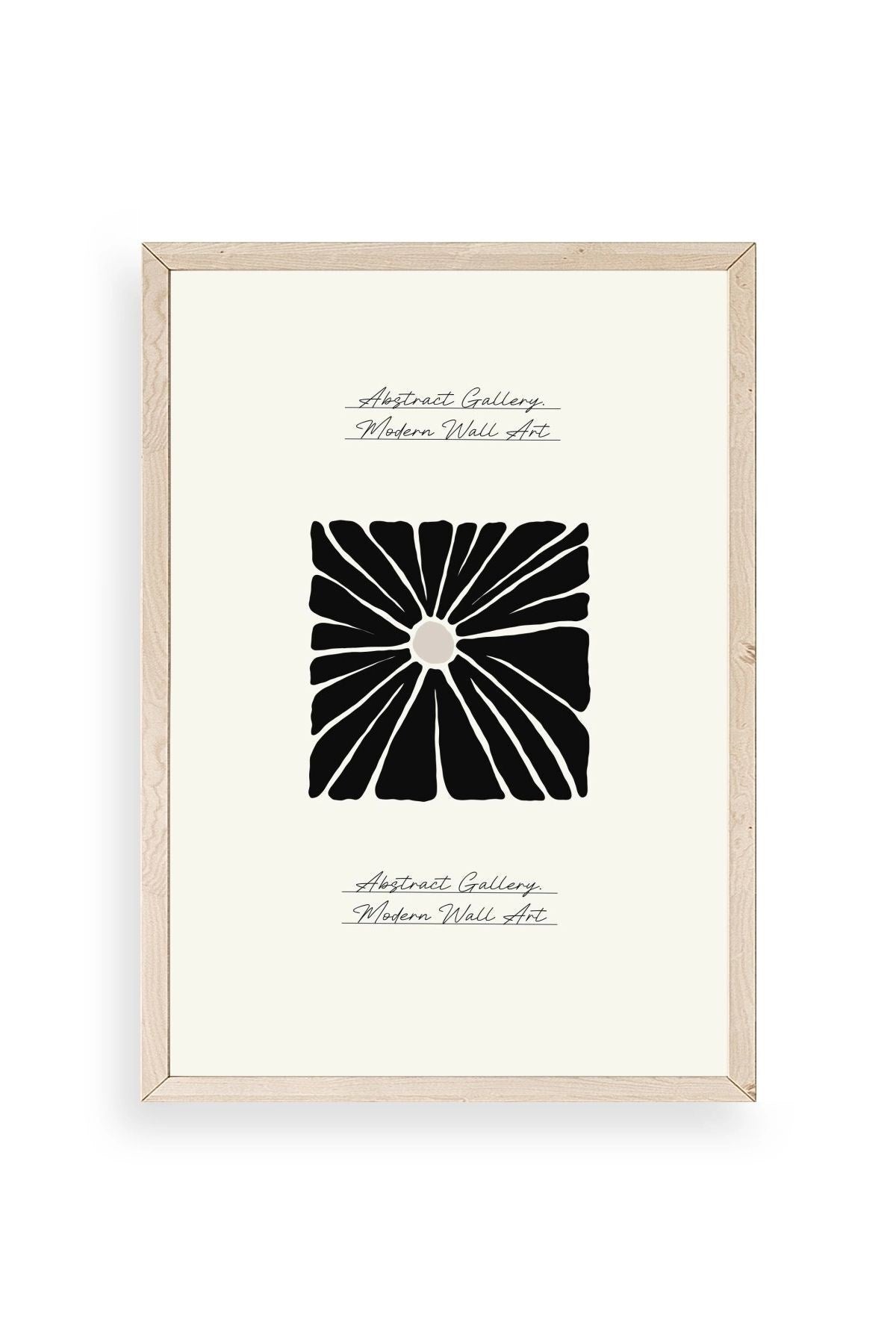 Çiçek Ahşap Çerçeveli Tablo 23 x 30