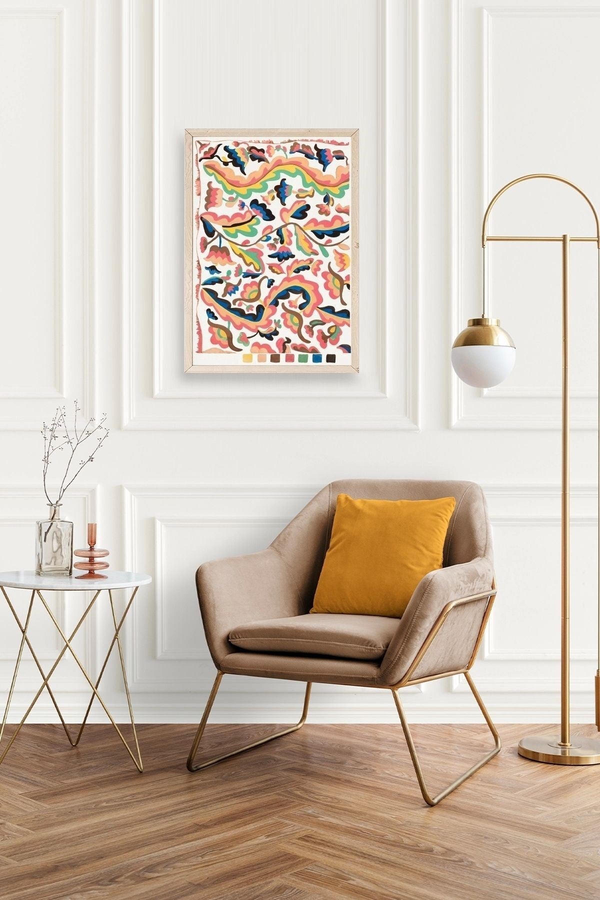 Etna Wiswall Ahşap Çerçeveli Tablo 30 x 42