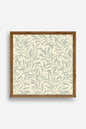 Yaprak Ahşap Çerçeveli Tablo 50 x 50